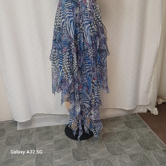 Deb Strapless Multicolor Dress Women Size L - Picture 10 of 16